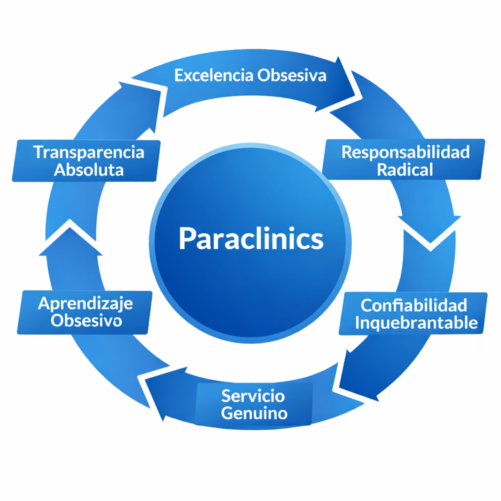 Valores corporativos de Paraclinics S.A.